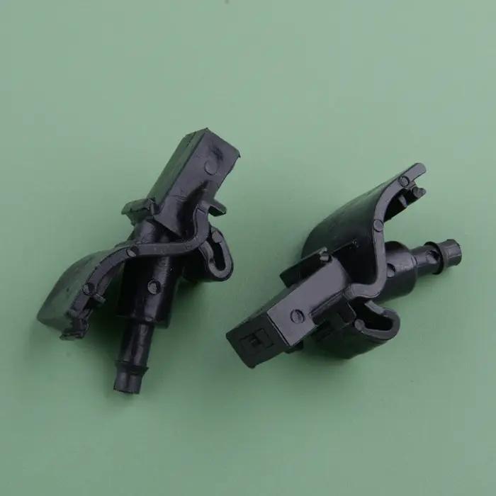 Buse de lave-glace en plastique ABS noir, jet de lave-glace, adapté pour Ford Mustang 2015, 2016, 20