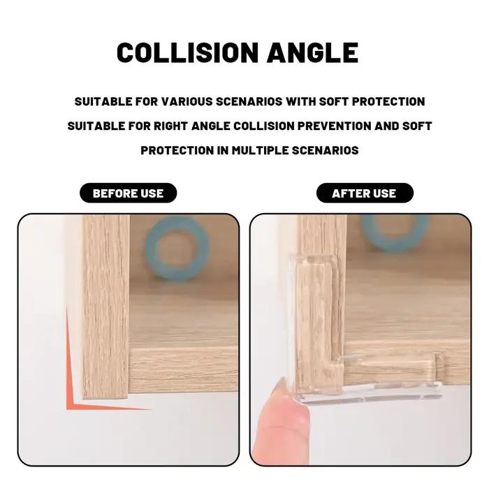 Coussin Transparent d'angle Anti-Collision pour fenêtre, protection d'angle de sécurité pour enfants