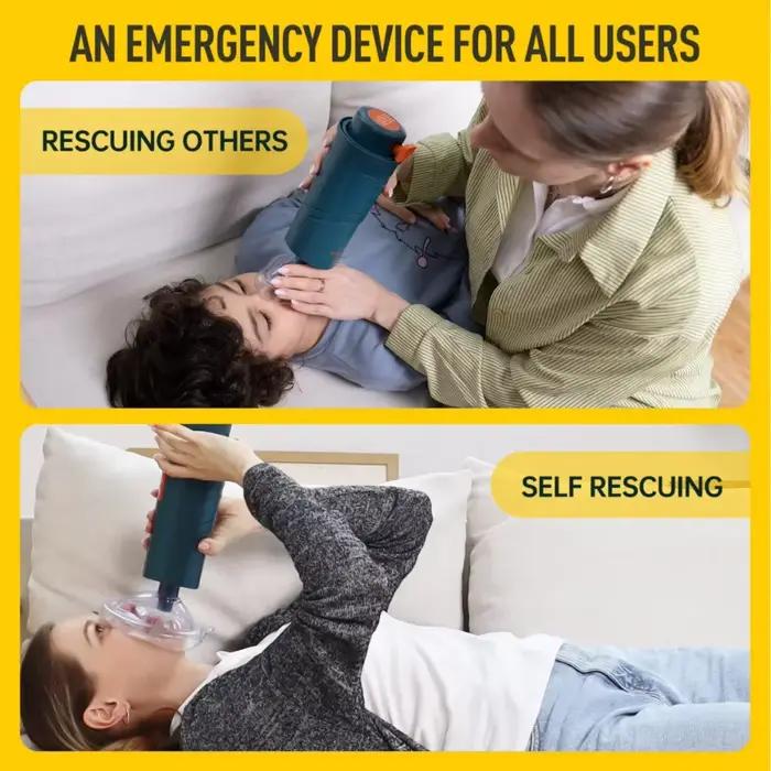 Dispositif de sauvetage anti-asphyxie d'urgence, équipement d'urgence Heimlich adapté aux adultes et aux enfants, utilisation à domicile, utilisation en extérieur