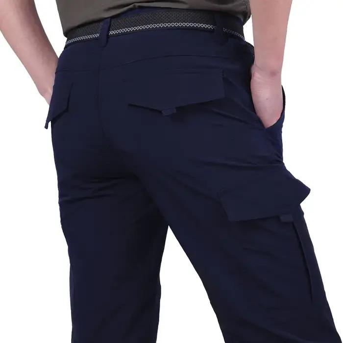 Pantalon cargo tactique été militaire léger imperméable - Randonnée camping respirant séchage rapide homme