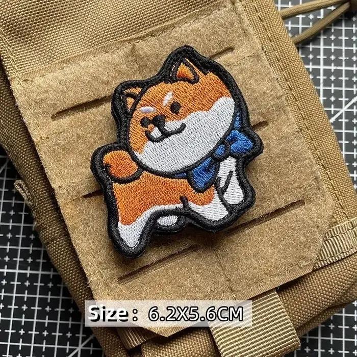 Patch à crochet et boucle pour sac à dos