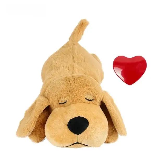 Peluche pour animaux de compagnie avec rythme cardiaque pour chiot