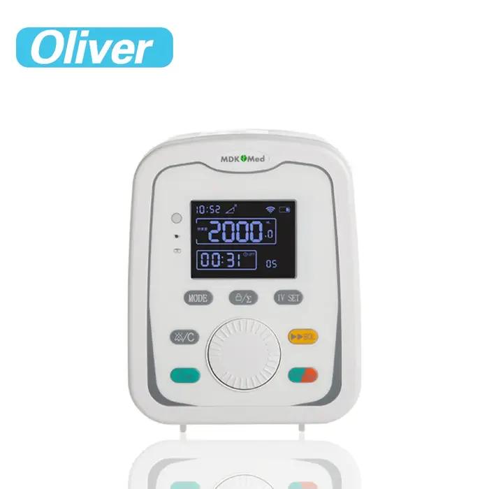 Pompe à perfusion IV à double usage (humain et vétérinaire) MI22, équipement de perfusion portable précis avec écran LCD et rappel en temps réel