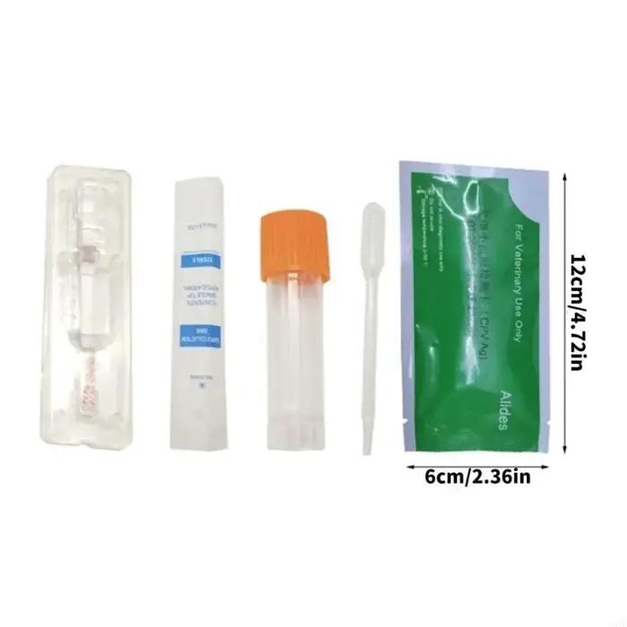 Y5JC 20 kits de test rapide du parvovirus canin, papier de test CPV facile à utiliser avec des résultats rapides en quelques minutes pour usage professionnel