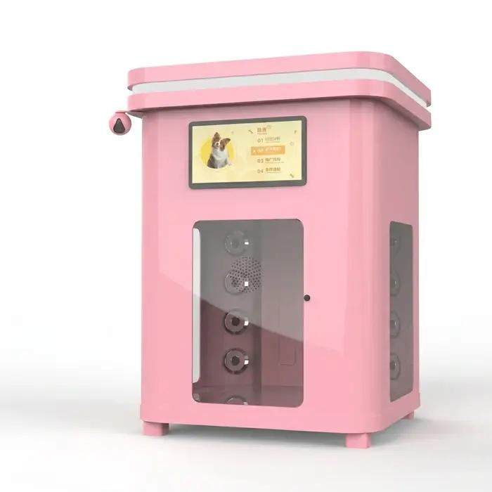 Machine de toilettage intelligente pour chiens, équipement de toilettage pour animaux de compagnie d'intérieur, gain de place, antidérapant