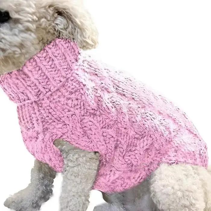 Pull personnalisable en polyester pour chiens et chats hiver automne élégant à offrir pour promenade et maison