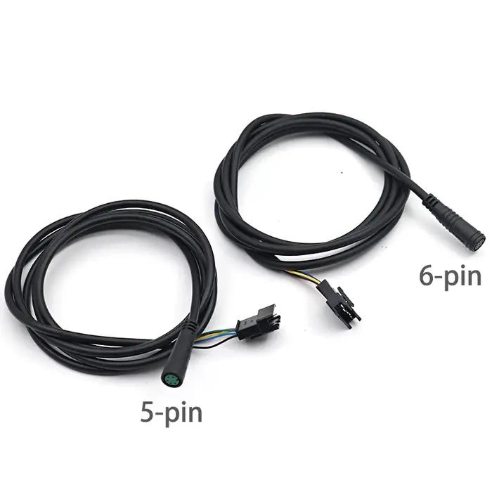 Contrôleur de connexion de ligne d'instrument à 5/6 broches et cordon d'alimentation de panneau LCD