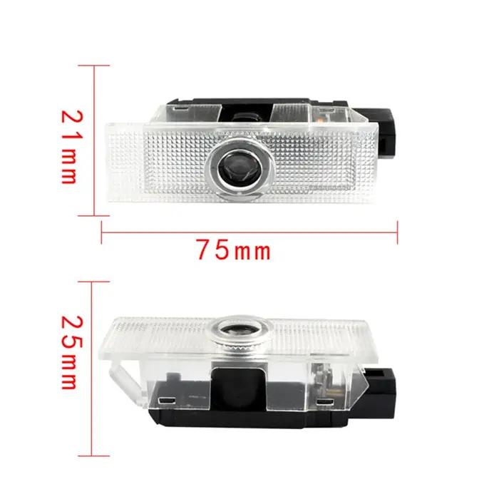 2 pièces Led porte de voiture ouverture avertissement bienvenue lumière projecteur emblème décoratio