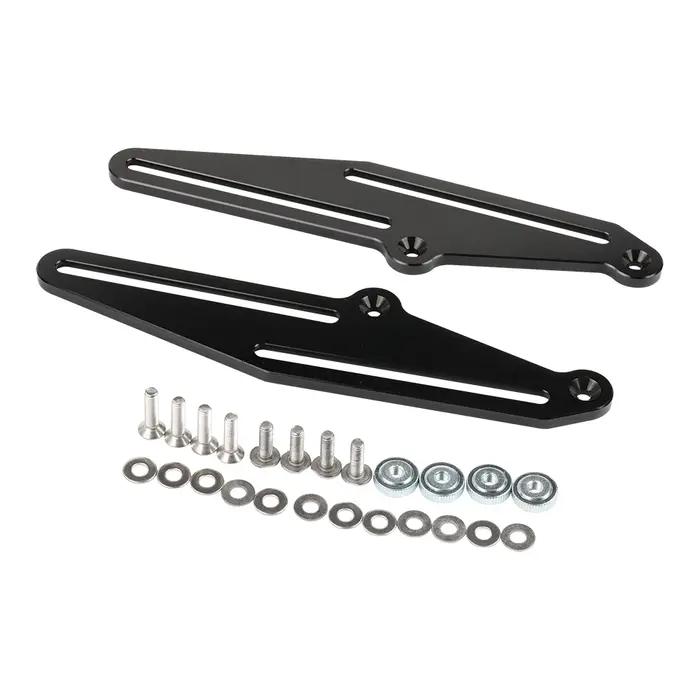 Ajusteurs de pare-brise S2R en aluminium pour Yamaha Tenere 700 ajustement continu protection contre le vent et les insectes pour motos occasions spéciales