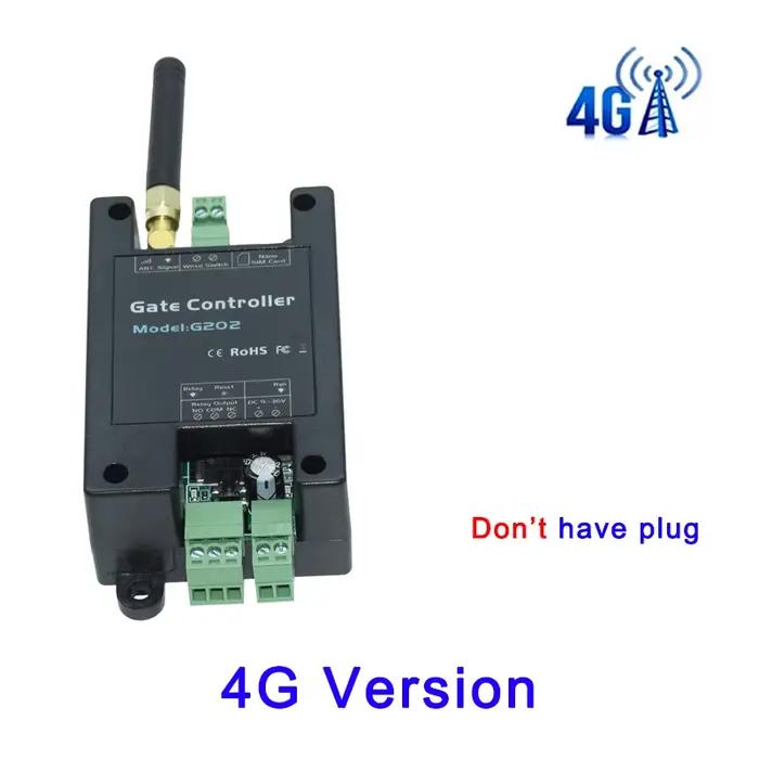 Ouvre-porte intelligent G202, télécommande d'appel SMS GSM 4G LTE, pour porte de Garage coulissante automatique