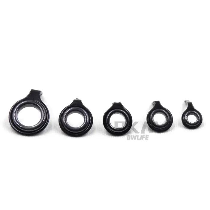 Guides de canne à pêche 5 ~ 10 pièces Kit de réparation de construction de canne 1.5 ~ 6.8mm acier i