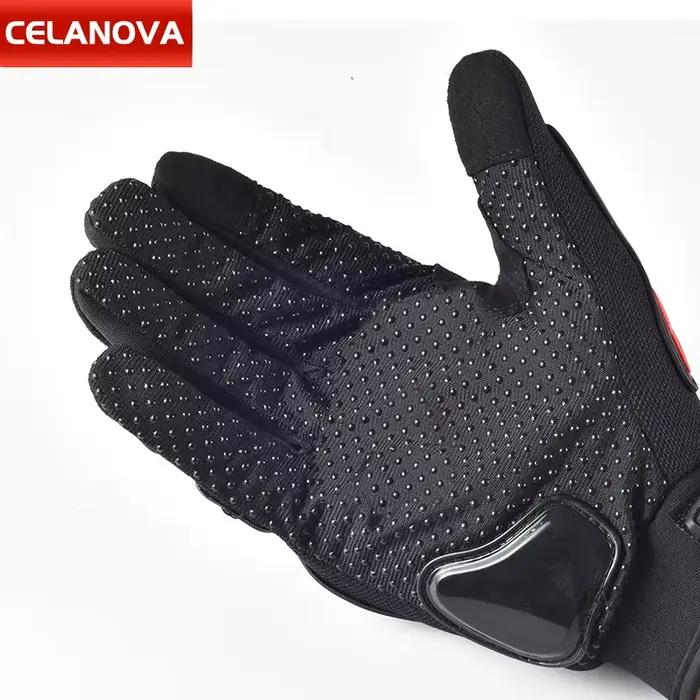 Gants de moto plein doigt hommes écran tactile hors route gants de moto gants de vélo de montagne
