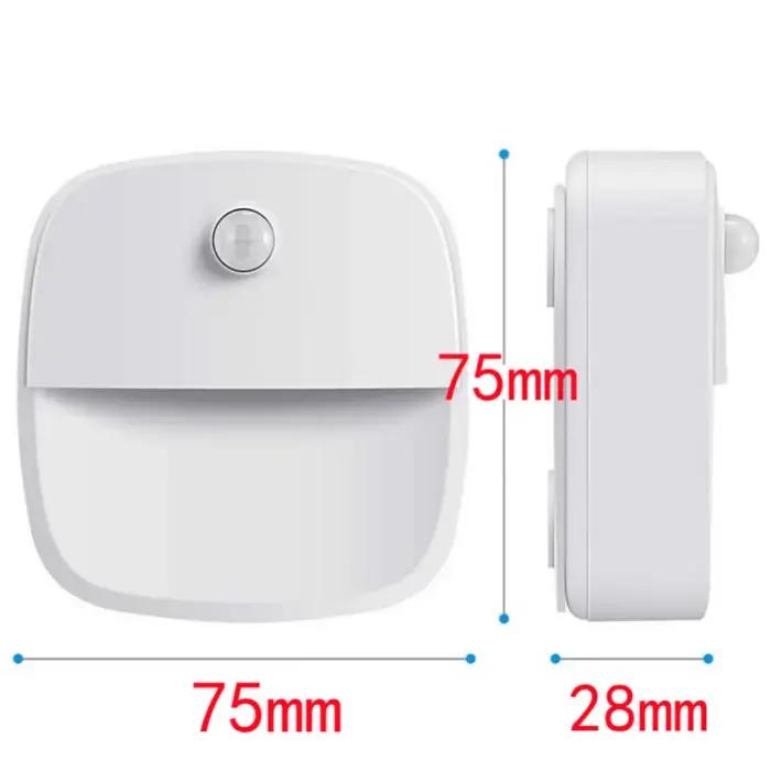 LDHLM capteur de mouvement lumière LED veilleuses AAA alimenté par batterie chambre mur escalier pla