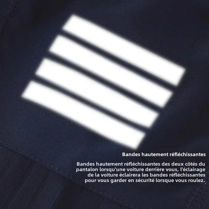 KEMALOCE hommes pantalons de cyclisme été et automne séchage rapide bleu/noir/gris Gel Pad vtt vélo bavoir pantalon haut