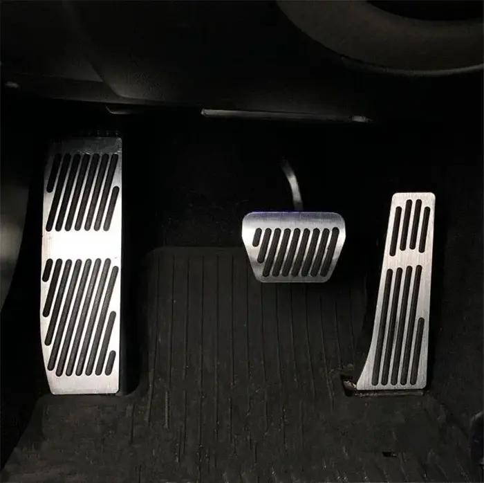 Plaquettes de pédale de repos de pied de frein de carburant de gaz d'accélérateur antidérapant de pe