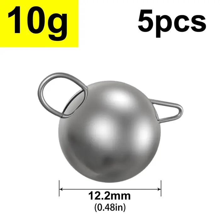 Poids de pêche en acier haute teneur en carbone 9 couleurs 9 poids pour diverses occasions de pêche en mer rivière ou lac