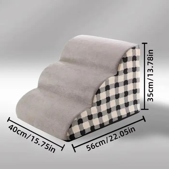 Escalier/Rampe pour animaux de compagnie à 2/3 marches en mousse haute densité, antidérapant, pour c
