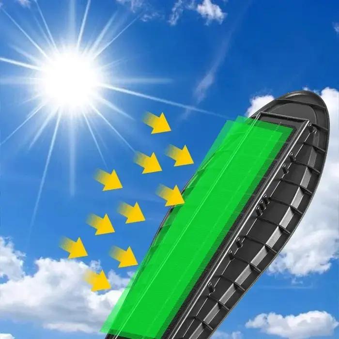 Réverbère solaire LED étanche pour jardin, applique murale, angle réglable, intégré, chaud, 10000mAh