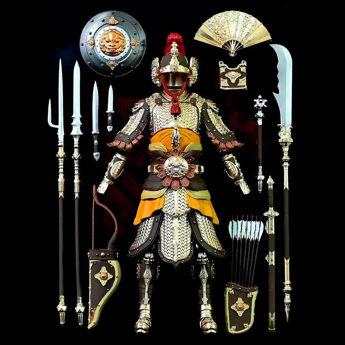 Artisanat de meubles Accessoires de bureau à domicile Armes de prairie Modèle en résine LTCP-041 fin