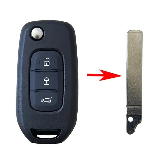 EllYECU-Coque de Clé de Voiture Pliable à 2/3 lèvent