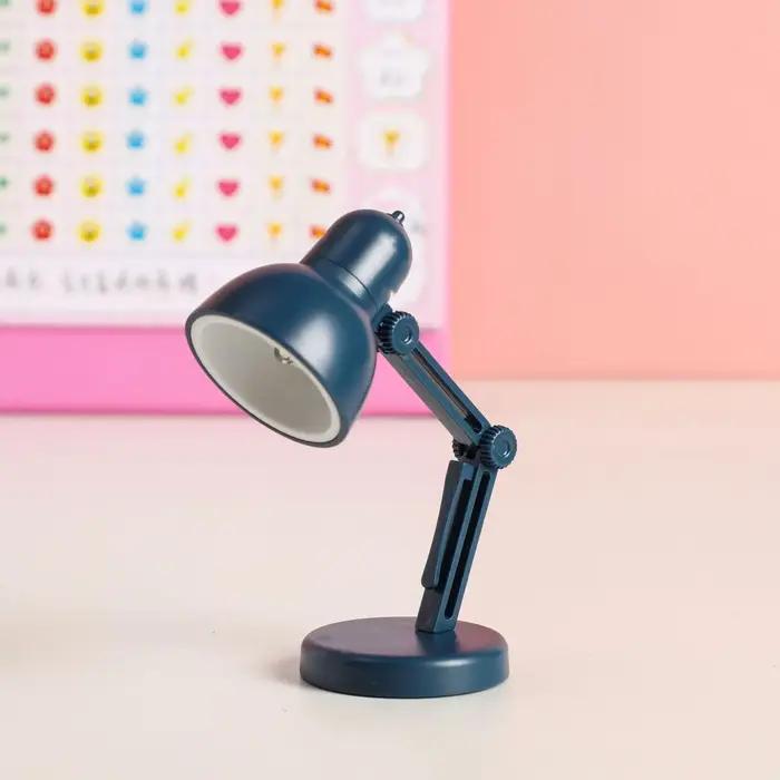 LED Mini lampe de bureau pliable magnétique veilleuse chambre étude lecture livre lampes avec pince Protection des yeux