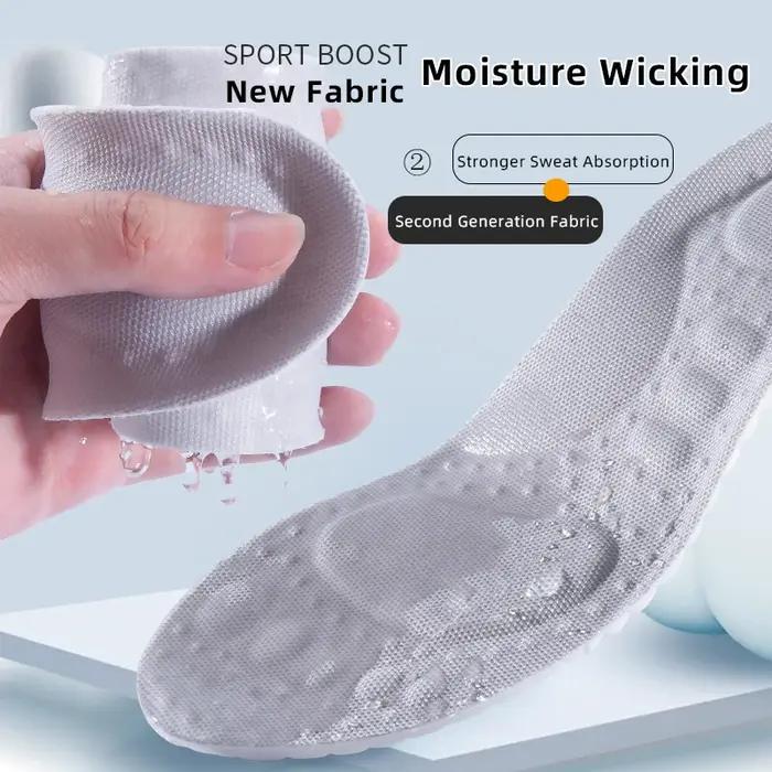 Semelles intérieures de Sport complètes pour les pieds, semelle à coussin d'air en PU, souples et re