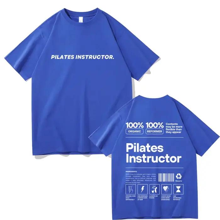 T-shirt de couverture de pompe d'instructeur de Pilates pour hommes et femmes