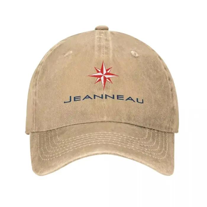 Casquette baseball chasse camping Jeanneau Yachts logo bateau design été homme adulte