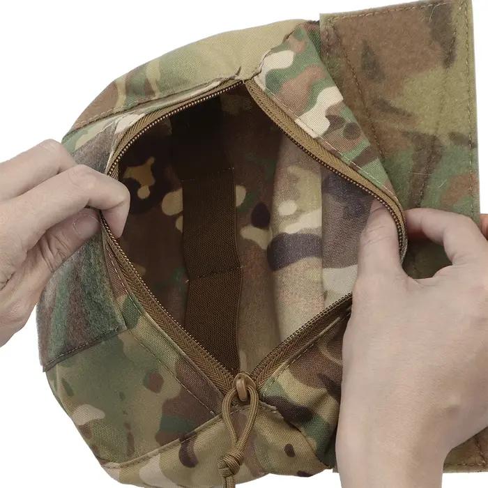 Gilet de chasse, sac banane, porte-plaque, poche FCPC V5, plate-forme de poitrine, pochette de chute