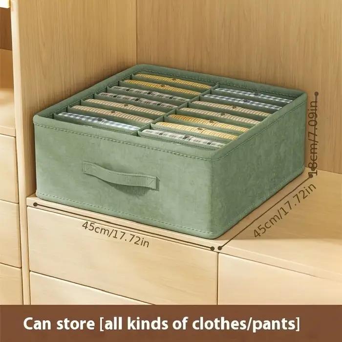 Boîte de rangement pour vêtements empilable et pliable, adaptée aux vêtements, à la literie, aux voyages, au rangement des vêtements, à l'organisation de la maison