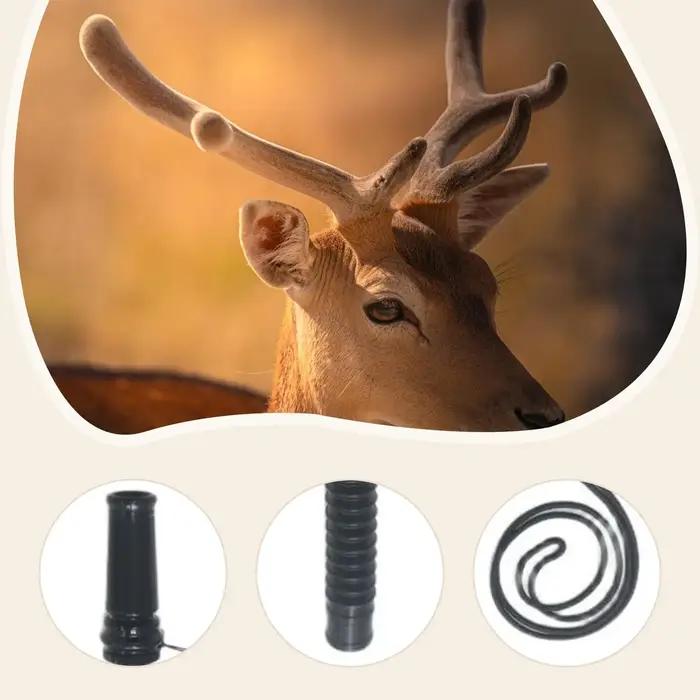 Appeau cerf compact facile utiliser - Sifflet réaliste vocalisations accessoires chasse