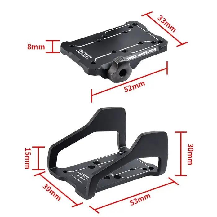 Support de visée tactique Airsoft REX à points rouges, support de visée réflexe adapté au fusil sur