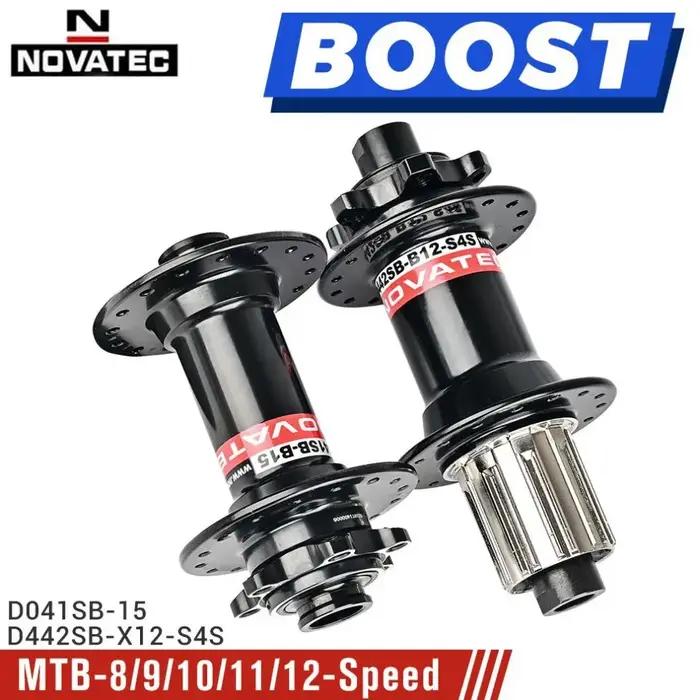 Novatec moyeu de vélo D442 D041 moyeu de roue avant arrière 2/4 roulement pour moyeu de VTT 8/9/10/1