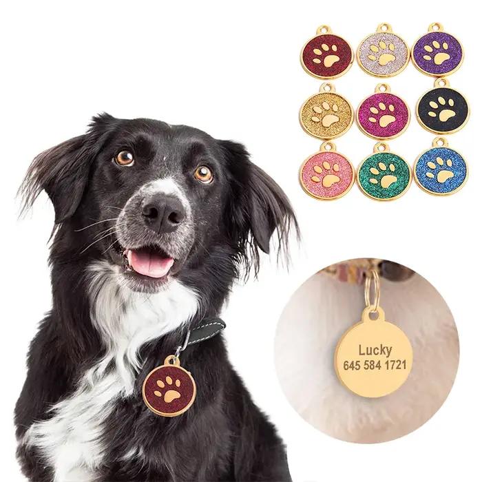 Étiquette d'identification de chien anti-perte personnalisée