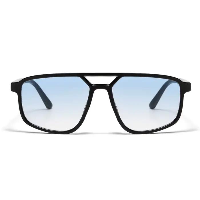 Lunettes vintage double pont dégradé randonnée camping - Style unisexe tendance