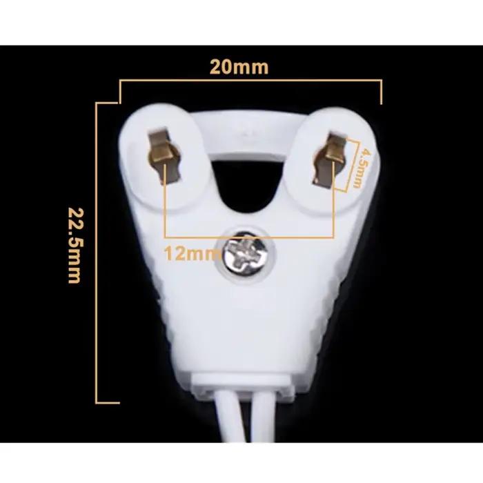 Support de lampe T8, Base de lumières, fil, boîte à lumière, lampes de ligne, support de câble pour