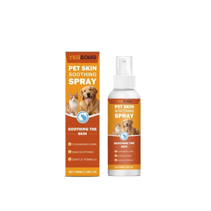 Spray apaisant pour la peau des animaux de compagnie