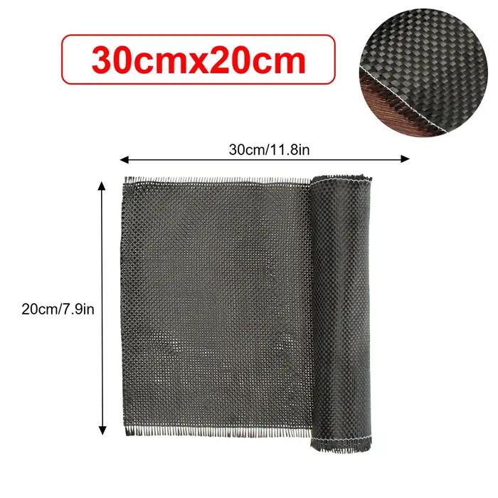 Tissu en Fiber de carbone 3K 200gsm0.2mm 30/60/150/300cm d'épaisseur, tissu uni en carbone pour pièc