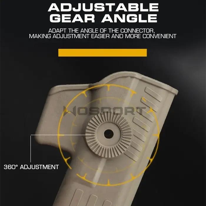 Pistolet tactique à tirage rapide GL17 19 22 26
