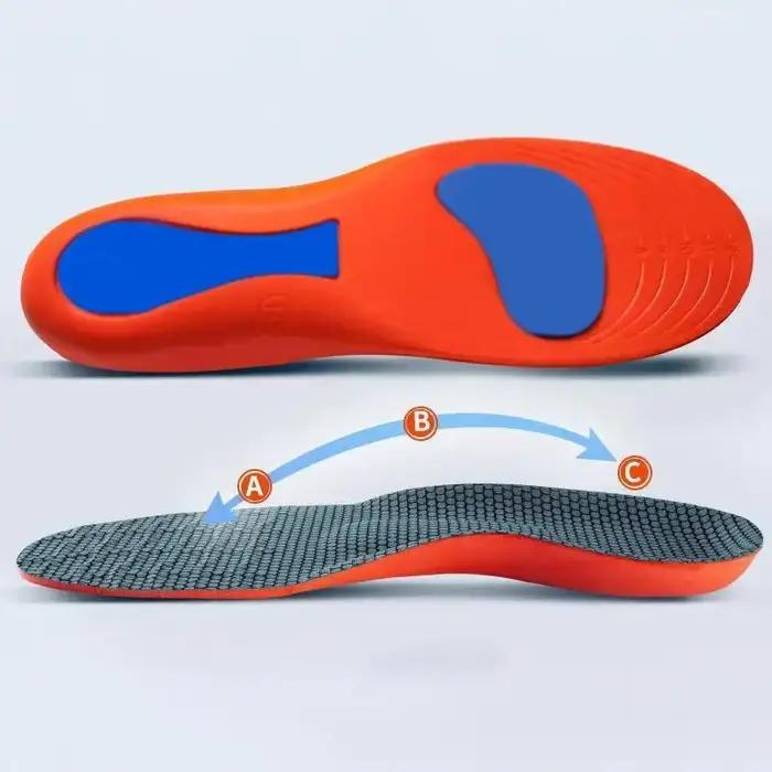 Semelles intérieures orthopédiques mousse EVA pour athlètes, course sans heurt, désodorisation active, confort personnalisé pour homme femme