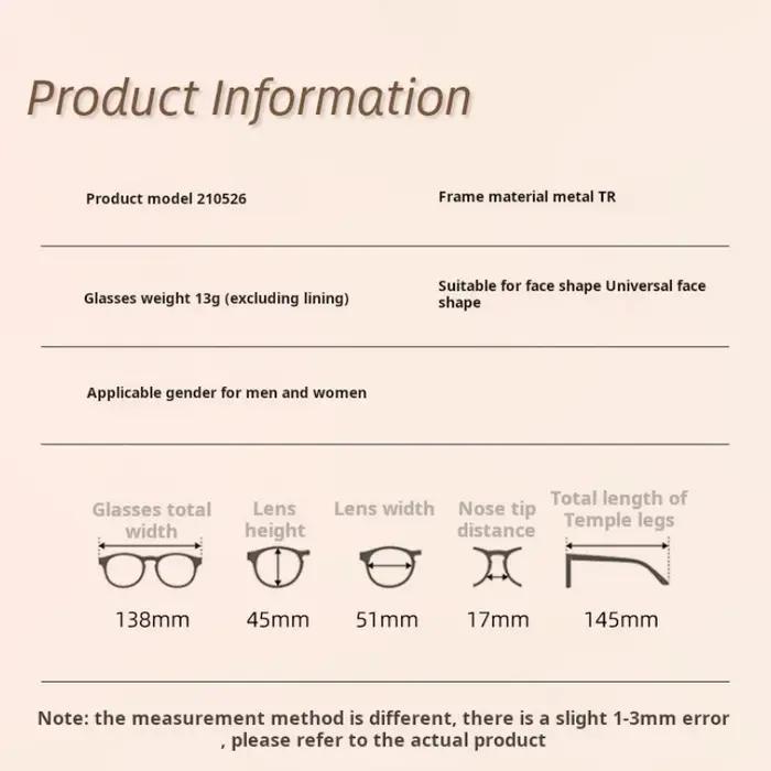 Coréen rétro grand visage minceur personnalisé optique Prescription myopie femmes et hommes mode Ant