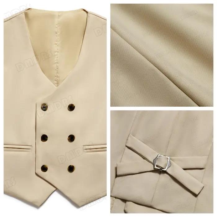 Ensemble de costume solide Champagne pour enfants, pour fête de mariage, remise de diplôme, Communio