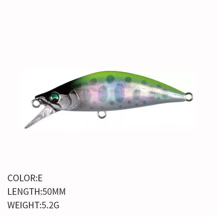 1 pièces leurres de pêche méné coulant 50mm 5.2g Jerkbait bar brochet Carkbait Wobblers appâts durs de qualité