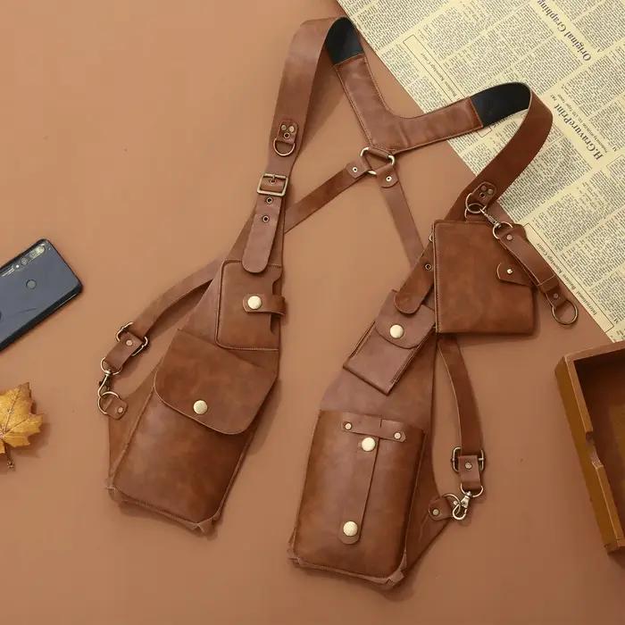 Sac d'étui en cuir médiéval antivol SFP