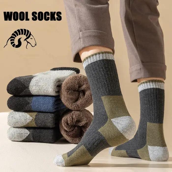 Chaussettes techniques chasse laine mérino épaisses homme femme - Respirables et durables pour activités outdoor
