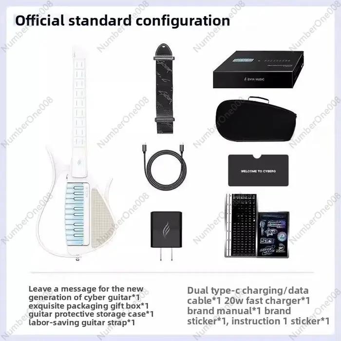 Cyber électronique sans cordes automatique guitare Piano accompagnement Intelligent choix de clavier