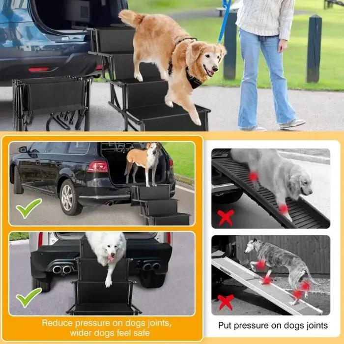 Rampes pliantes portables pour animaux de compagnie avec sangle