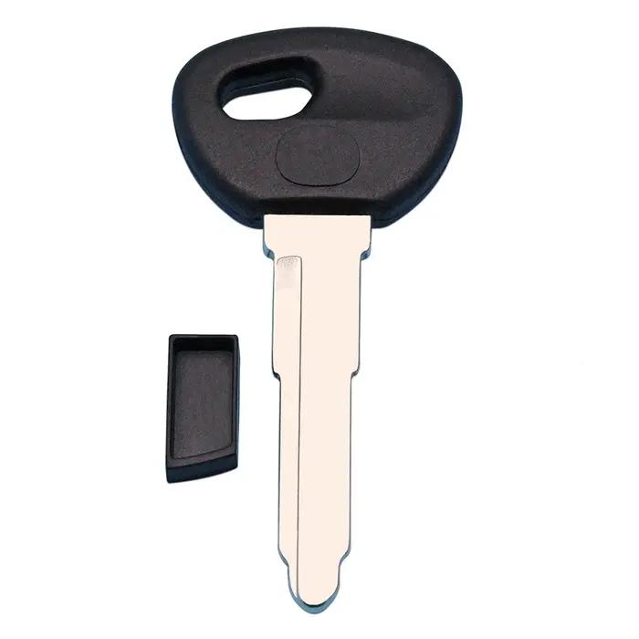 10 pièces transpondeur de voiture clé puce fente porte-clés avec lame de clé MAZ24 pour Mazda 2 3 5