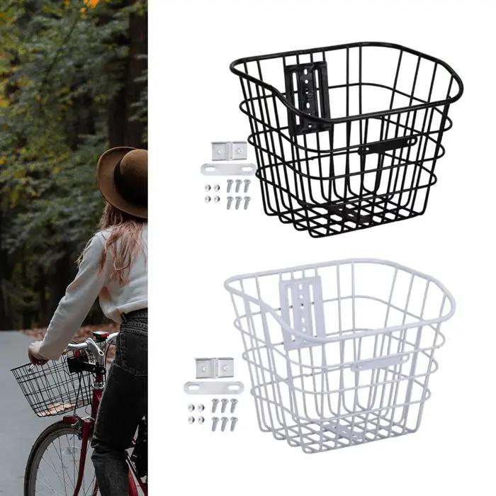 Panier de vélo support de chargement organisateur dégagement rapide avant