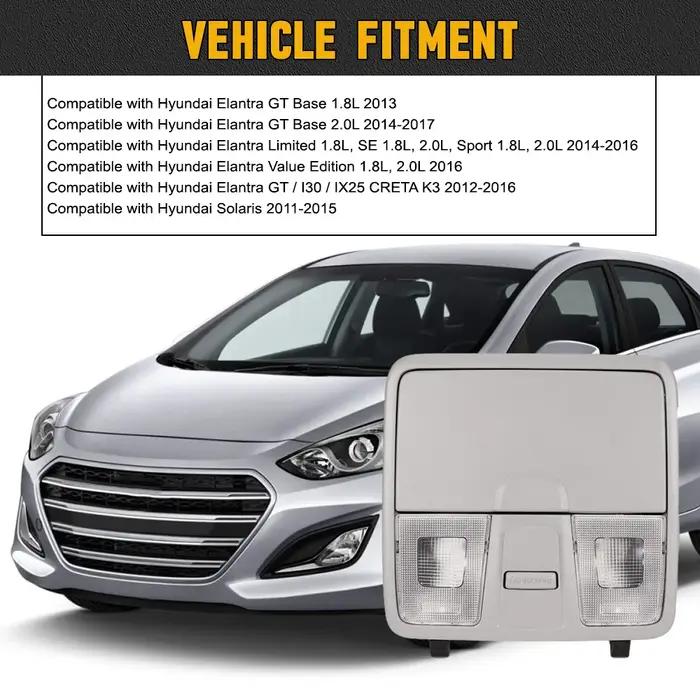 Ensemble de lumière de carte de Console aérienne, pour Hyundai Elantra GT Base édition à valeur limitée 2011 – 2016 92800-A5000-TX 92800A5000TX